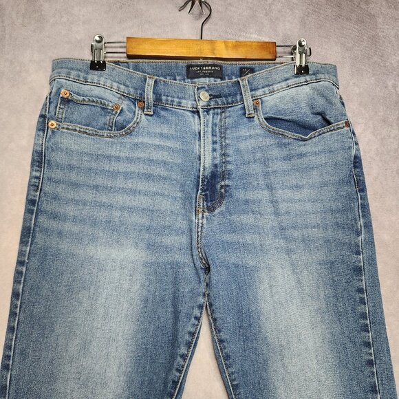 Lucky Brand Jeans Mens 34x32 410 Athletic Slim Fit Zip Fly‎ Stretch Denim Pants - Picture 3 of 16